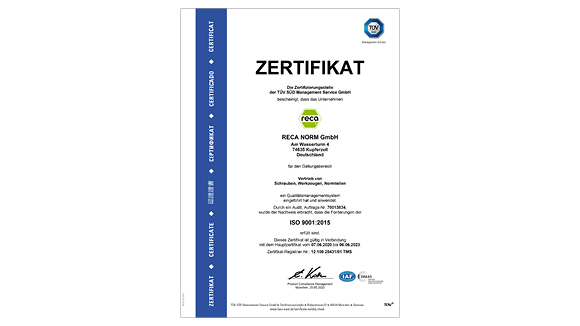 DIN EN ISO 9001 - For us, quality is not only the measure of all actions, but first and foremost a challenge and an opportunity. 