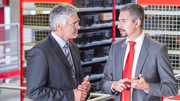 Persönliche Beratung - Persönliche Ansprechpartner im Innen- und Außendienst sowie individuelle Systembetreuer für die logistische Abwicklung. 