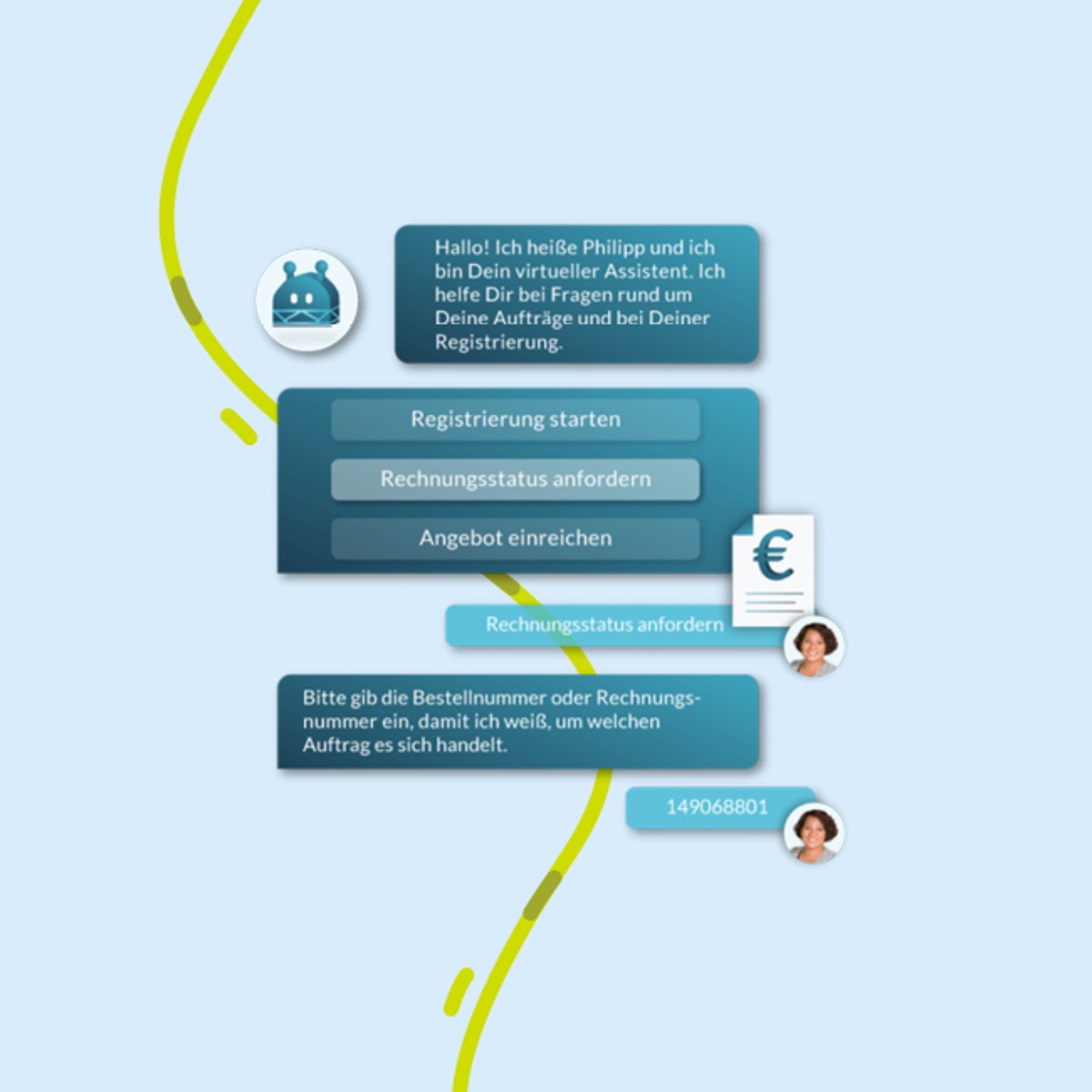 Lieferanten Onboarding mit Chatbot