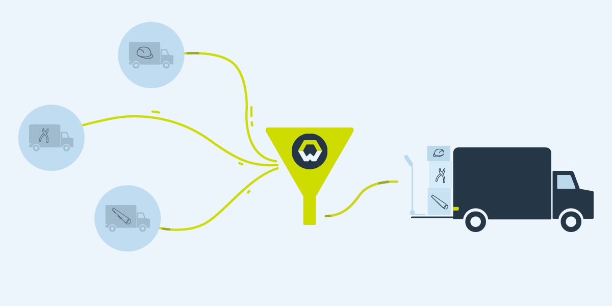 Mit der Plattformlösung von Wucato lässt sich der Wareneingang optimieren und effizienter gestalten.