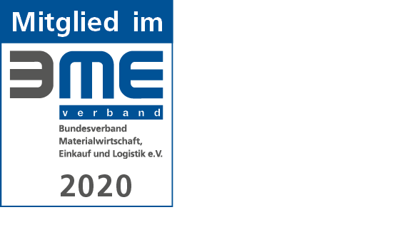 Wucato ist Mitglied im BME - Bundesverband Materialwirtschaft, Einkauf und Logistik e.V.